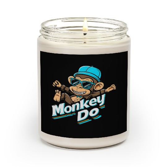 Cool Monkey Do – Fun Cartoon Streetwear Design Scented Candles