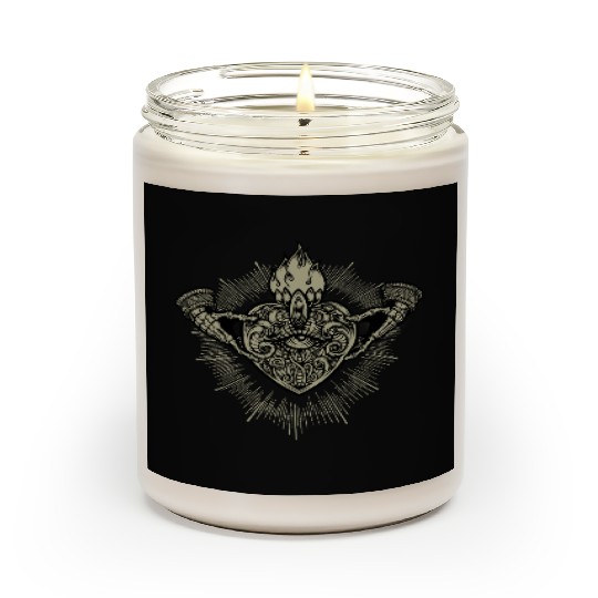 Sacred Heart Claddagh Symbol - Gold Scented Candles