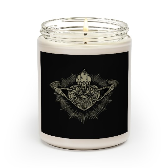 Sacred Heart Claddagh Symbol - Gold Scented Candles
