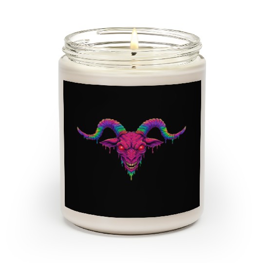 Melting Psychedelic Demon Scented Candles