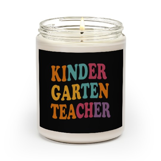 Proud Kindergarten Teacher – Fun and Heartfelt De Scented Candles