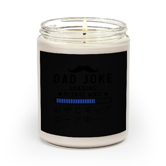 Dad Joke Loading Blue Scented Candles