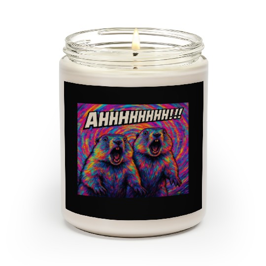 AHHHHHHH!!! – Screaming Marmots Go Psychedelic Scented Candles