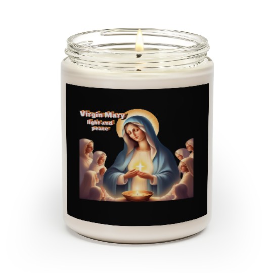 Virgin Mary, light and peace Scented Candles