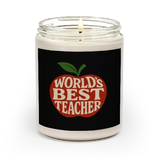 Worlds Best Teacher Scented Candles