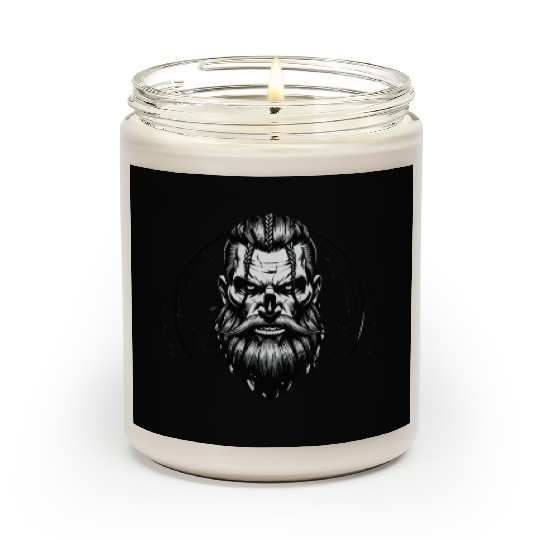 Viking Warrior Man Odin Thor Norman Walhalla Scented Candles
