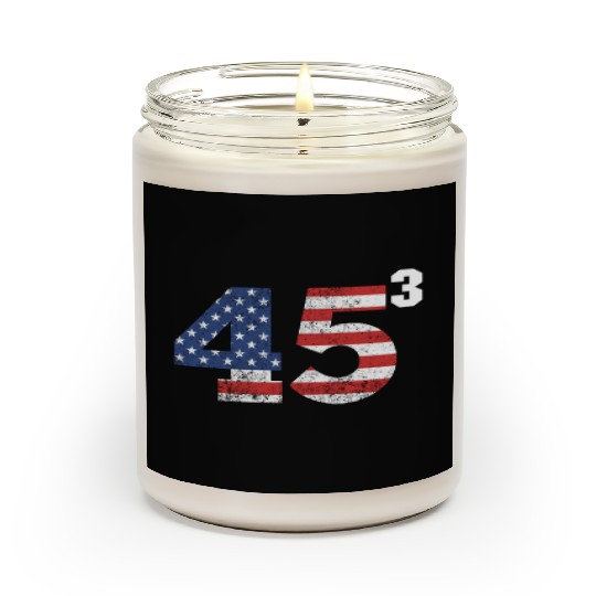 Trump 2028 45³ President Trump '28 45 Cubed45³ swe Scented Candles