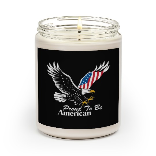 Proud To Be American Eagle Flag Scented Candles