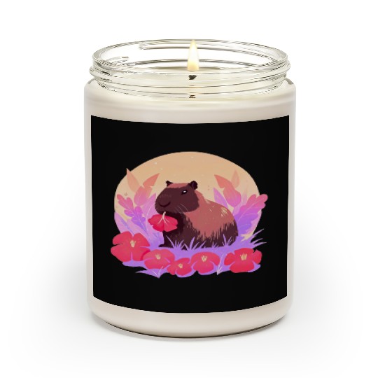 Blooming Capybara Joy Scented Candles