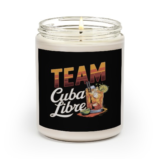 Cocktail Bartender Team Cuba Libre Scented Candles