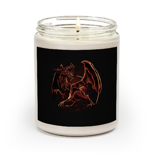 Inferno Fury – Angry Red Dragon Scented Candles