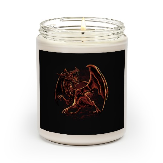 Inferno Fury – Angry Red Dragon Scented Candles
