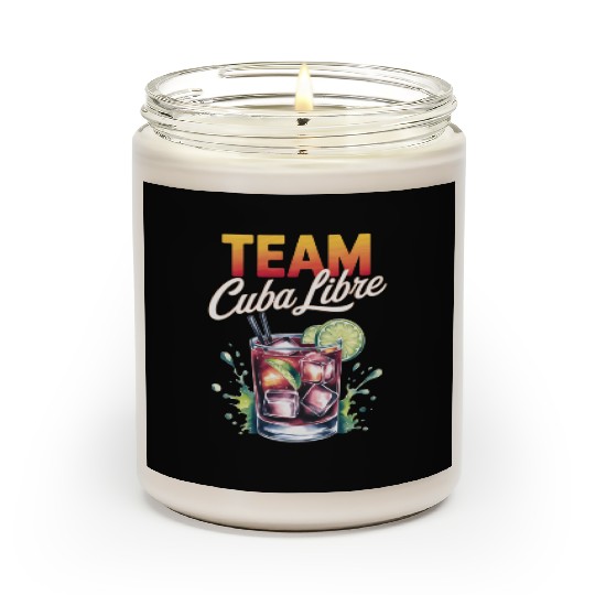 Cocktail Bartender Team Cuba Libre Scented Candles
