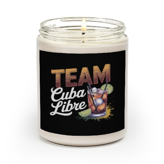 Cocktail Bartender Team Cuba Libre Scented Candles