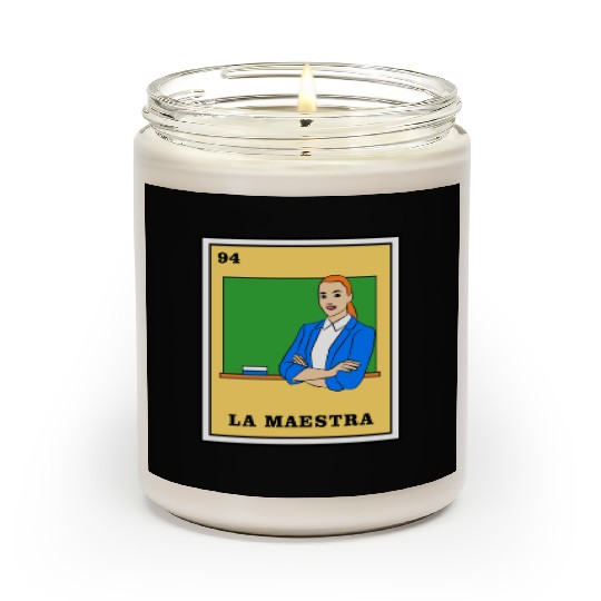 Mexican Lottery La Maestra Scented Candles