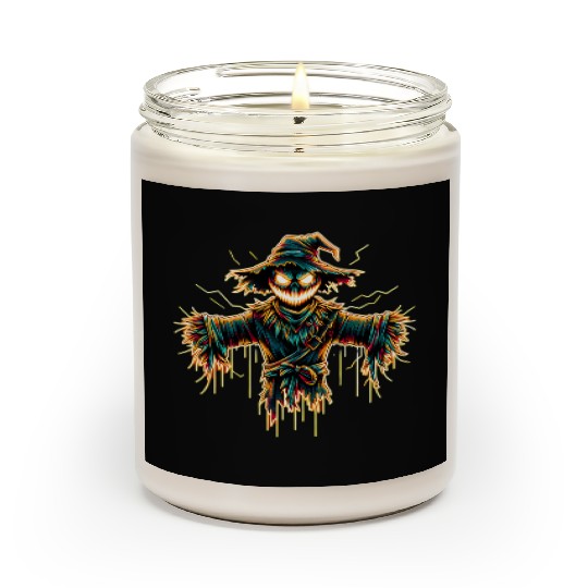 Neon Scarecrow – Haunted Harvest Glow Scented Candles