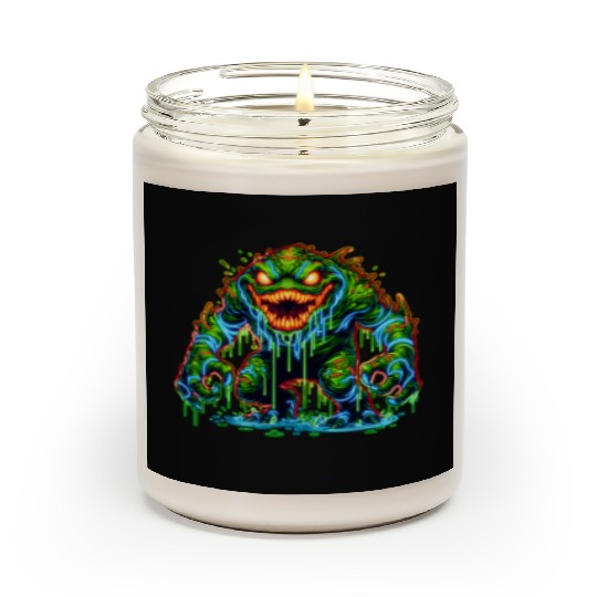 Neon Swamp Beast – Toxic Terror Scented Candles