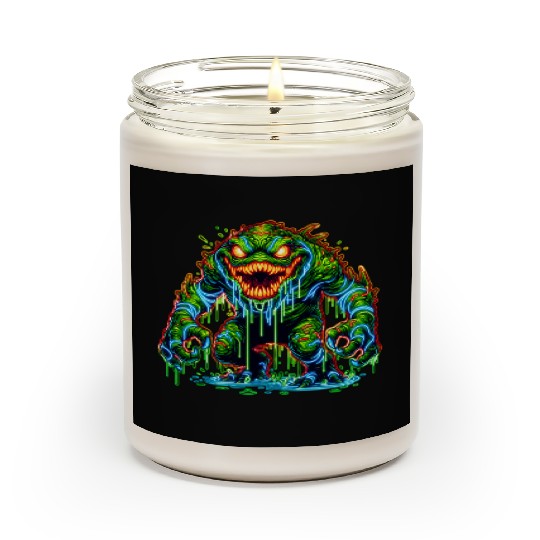 Neon Swamp Beast – Toxic Terror Scented Candles