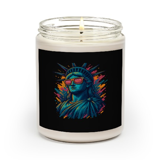Urban Streetwear Statue of Liberty Scented Candles Design