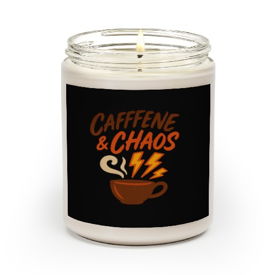 Caffeine & Chaos – Coffee Lovers Unite Scented Candles