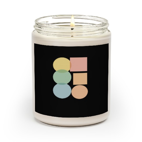 Color circle triangel square sizes Scented Candles