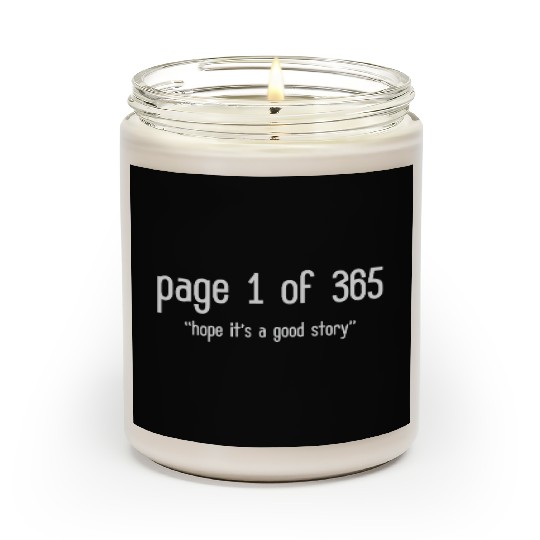 Page 1 Of 365 Hope Good Story Humor Writer Writing Scented Candles