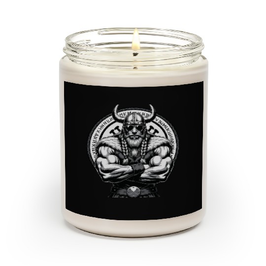 Viking Warrior Man Odin Thor Norman Walhalla Scented Candles