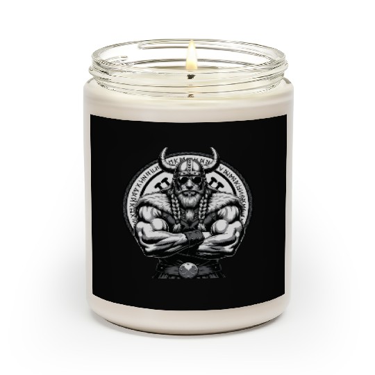 Viking Warrior Man Odin Thor Norman Walhalla Scented Candles