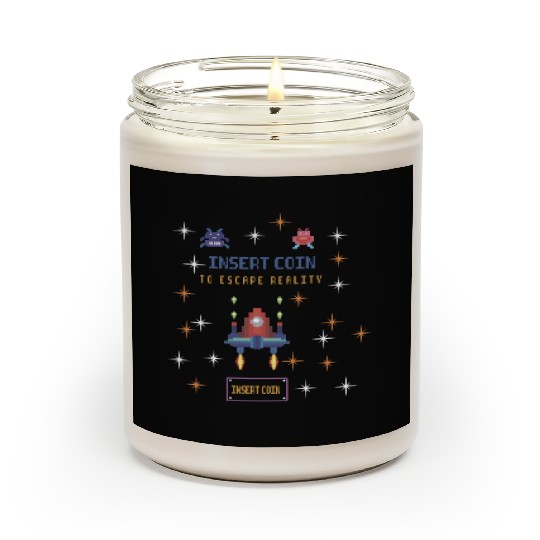 Retro Gamer Scented Candles - Insert Coin to Escape Reality