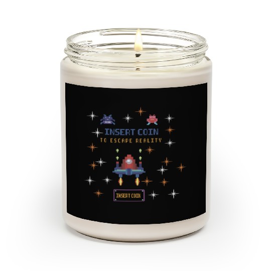 Retro Gamer Scented Candles - Insert Coin to Escape Reality