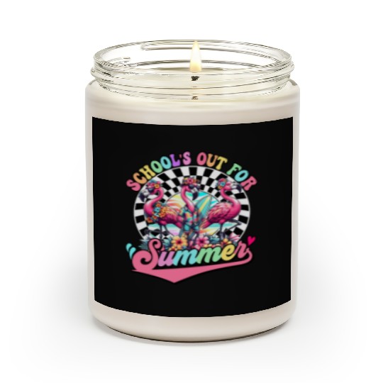 Schools Out For Summer Flamingo Teaches Students Scented Candles