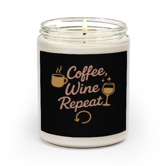 Single Mom Life Chaos Coordinator Wine Coffee Scented Candles