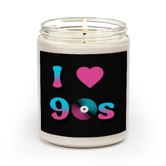 I Love The 90s Retro Nostalgia Scented Candles