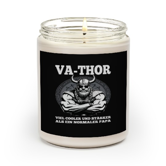 Viking Warrior Man Odin Thor Norman Walhalla Scented Candles