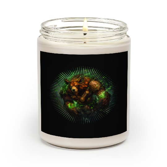 Natural Guard With Green Aura Scented Candles