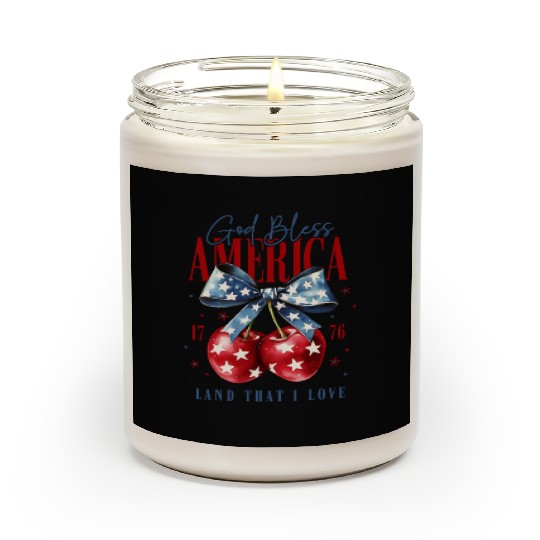 4th of July Cherry America Coquette Scented Candles