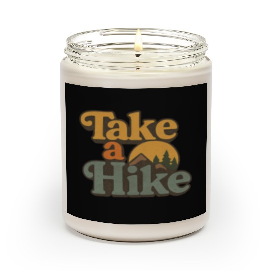 Take A Hike Retro Mountain Scented Candles