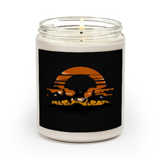 Western Riders at Sunset Scented Candles