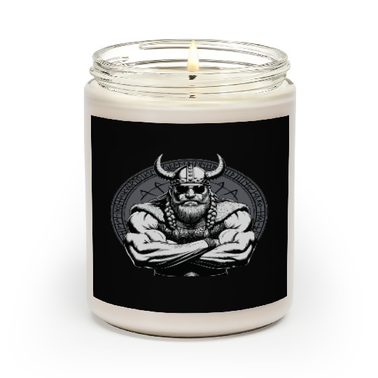Viking Warrior Man Odin Thor Norman Walhalla Scented Candles