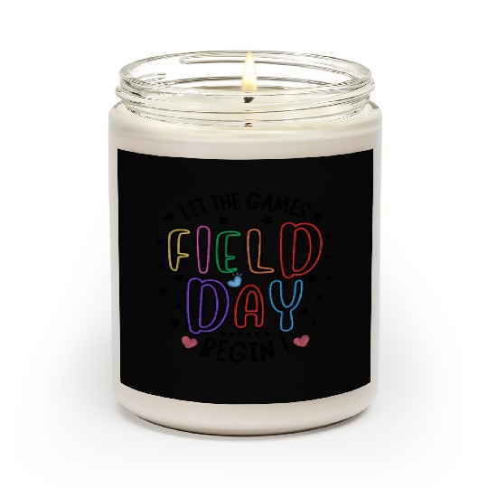 Let The Games Begin Field Day Teacher Student Scented Candles