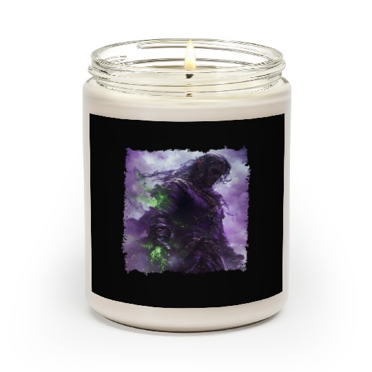 Shadow Elf with Purple Aura and Magic Power Scented Candles