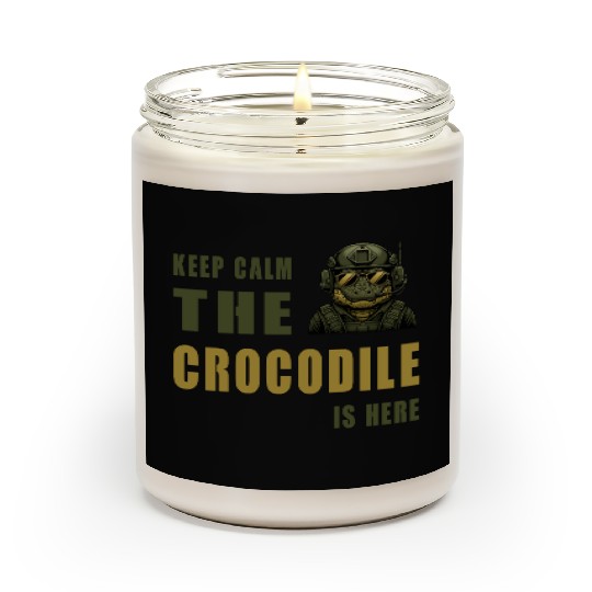 Crocodile In Use - Keep Calm Scented Candles