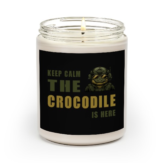 Crocodile In Use - Keep Calm Scented Candles