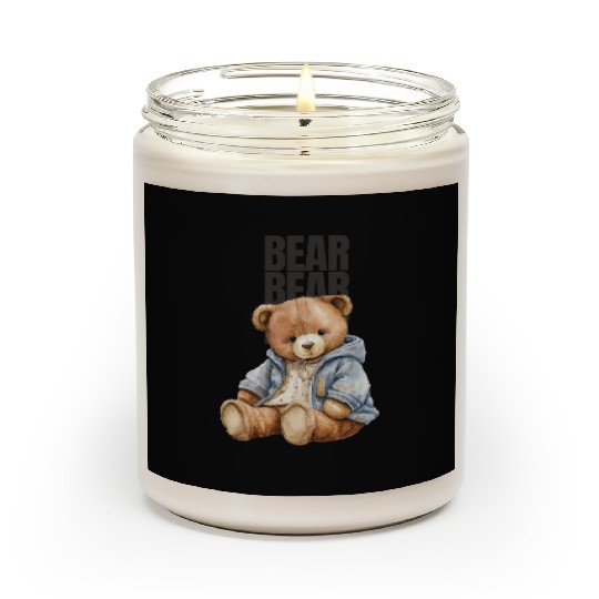 Black and Grey Fashion Logo Scented Candles