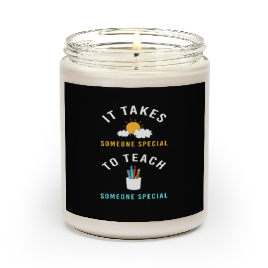 Sped Teacher Education Autism Scented Candles