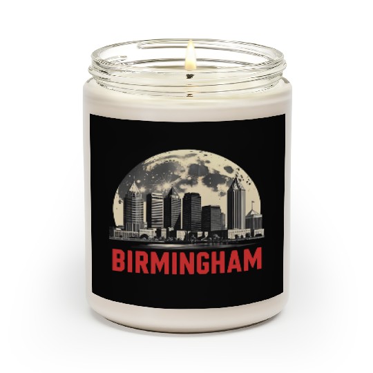 Birmingham City Albm Skyline Full Moon Scented Candles