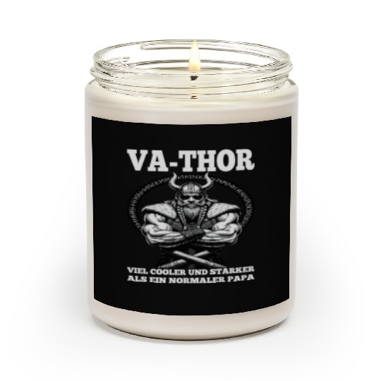 Viking Warrior Man Odin Thor Norman Walhalla Scented Candles