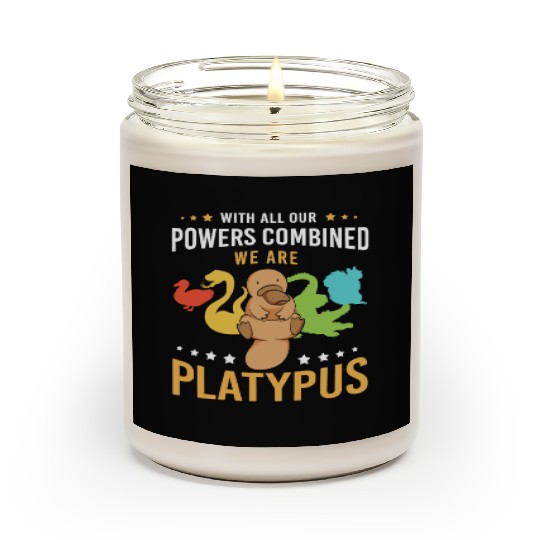 Animal Lover Platypus Scented Candles