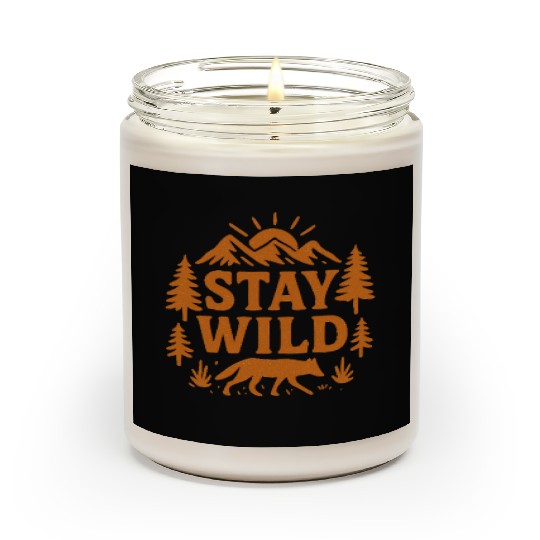 Stay Wild – Nature Adventure Design Scented Candles