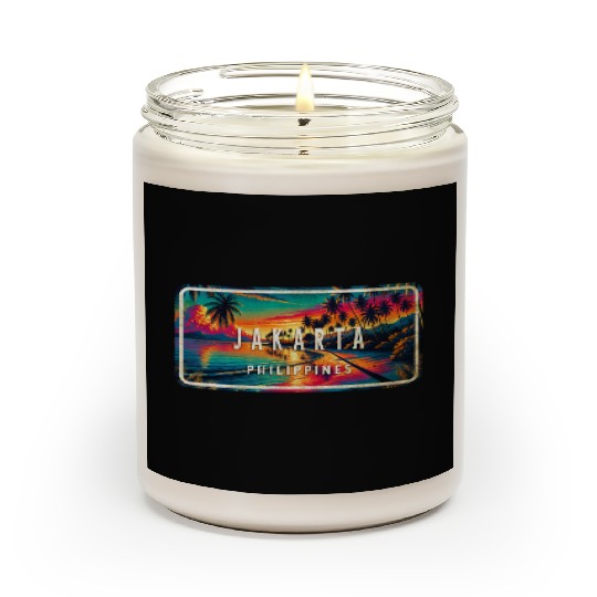 Jakarta - Tropical Retro Scented Candles